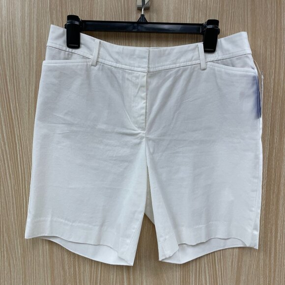 Talbots White Shorts Size 10 - Picture 1 of 5
